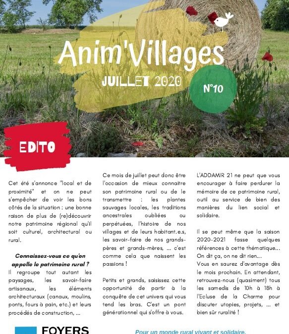 Anim’Villages – juillet 2020