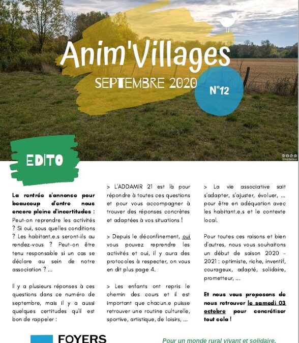 Anim’Villages – septembre 2020