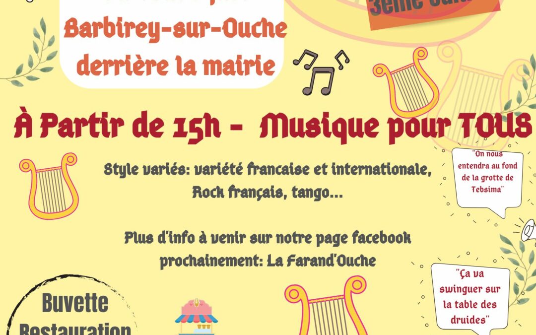 Fêtes des Bardes – Barbirey Sur Ouche